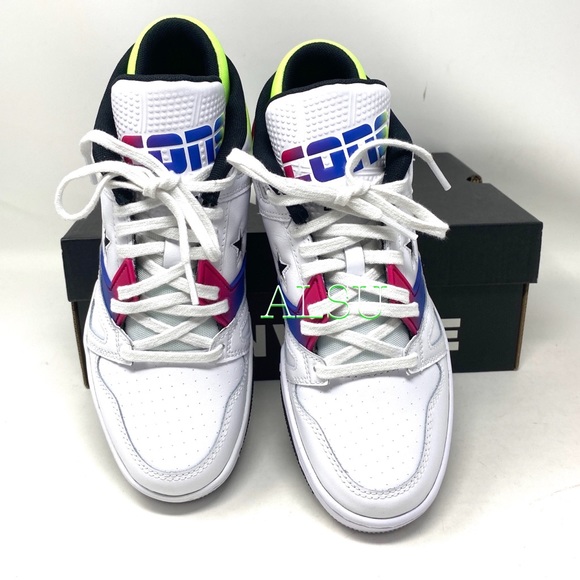 Converse ERX 260 Low Leather White Pink Casual Sneakers Women’s Size 7 167585C - Picture 3 of 11